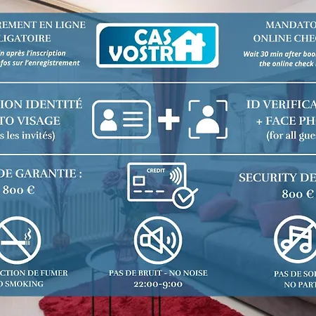 Lejlighed Au Nom De La Rose - Casa Vostra - Caution 800 Eur & Id Requises -